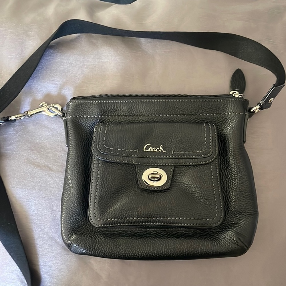 Black coach crossbody